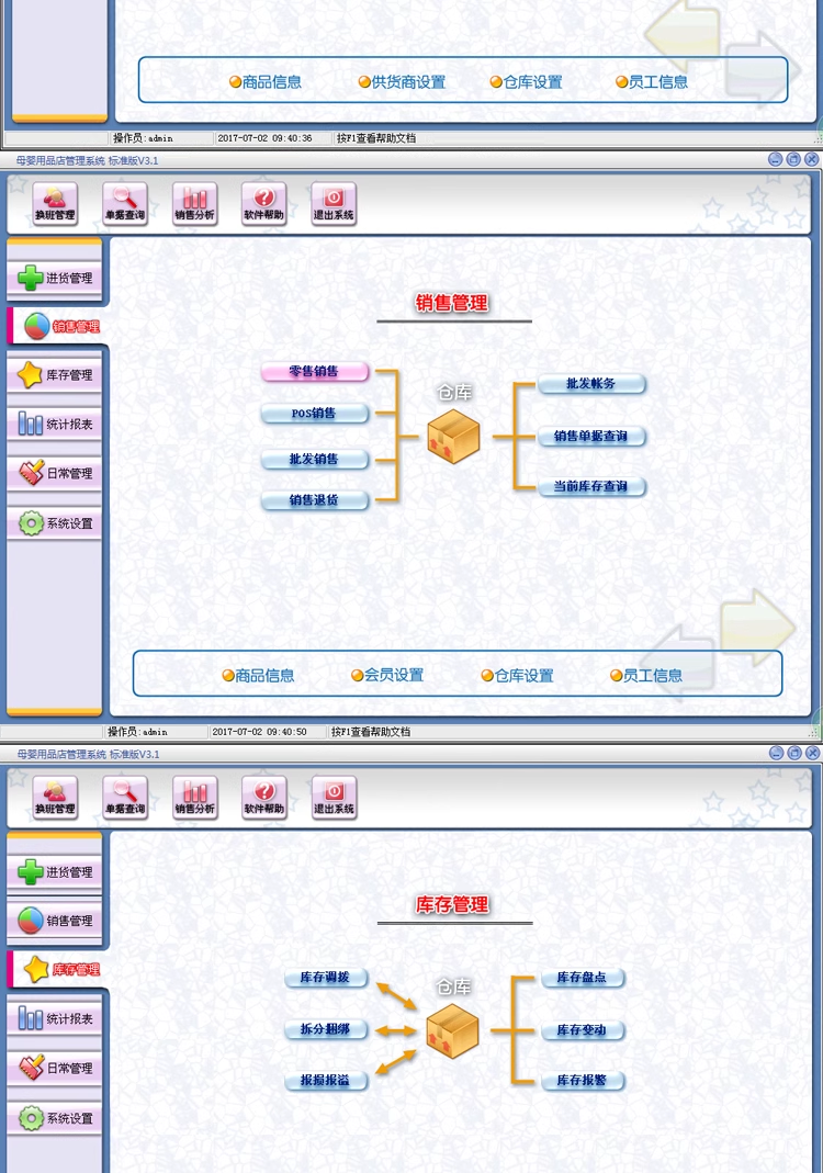 Maternal and Child Store Management Software Maternal and Child Store Sales Cashier System Cosmetici per bambini Abbigliamento Shoe Store(图2)